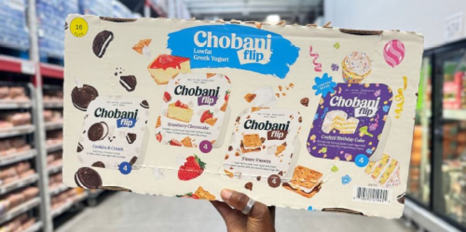 Chobani Flip Greek Yogurt 16-Count Variety Pack Only $14.98 at Sam’s Club