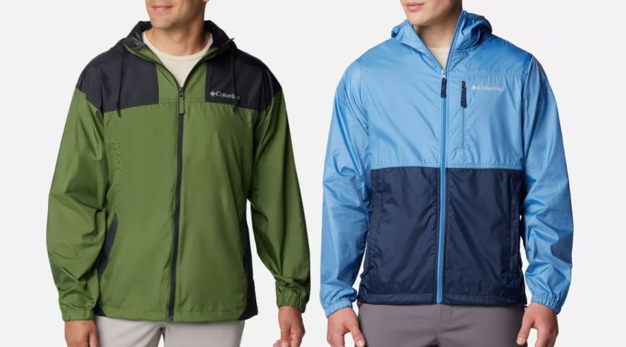 two men in columbia windbreakers