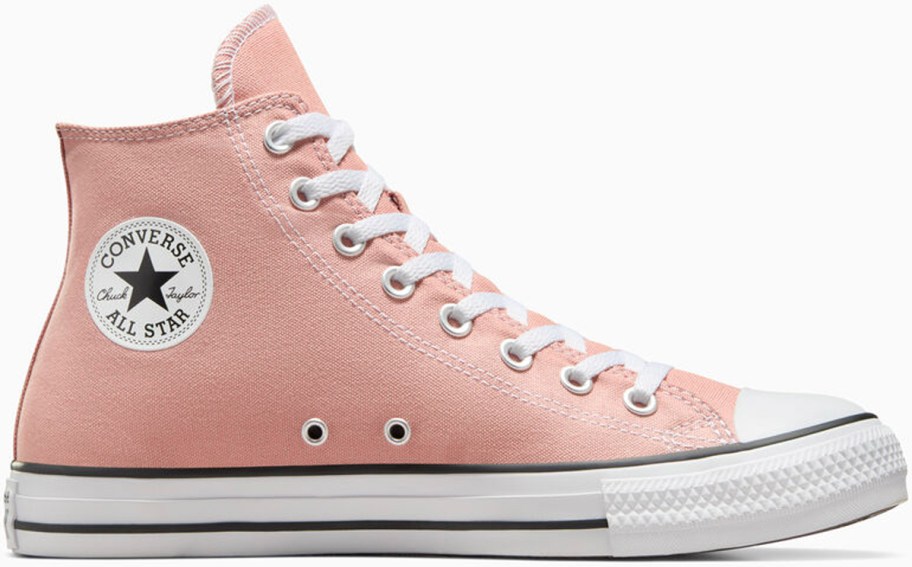 high top pink converse shoe