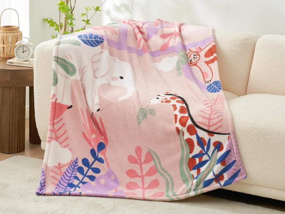 Kids Plush Throw Blanket Just $11.99 Shipped for Amazon Prime Members (Reg. $50)