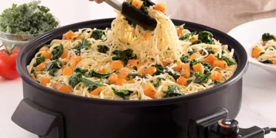 Dash Family Size Electric Skillet w/ Cover Just $20 on Kohls.com (Reg. $50)