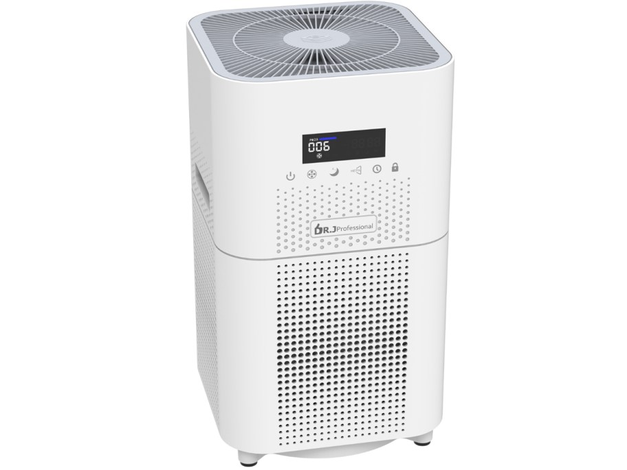 white air purifier stock image