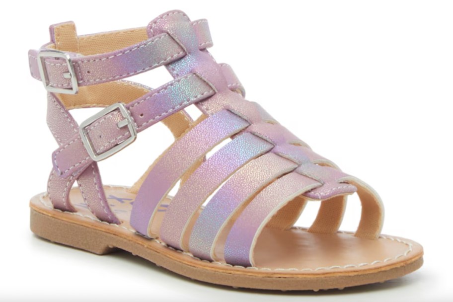 rainbow girls gladiator sandals
