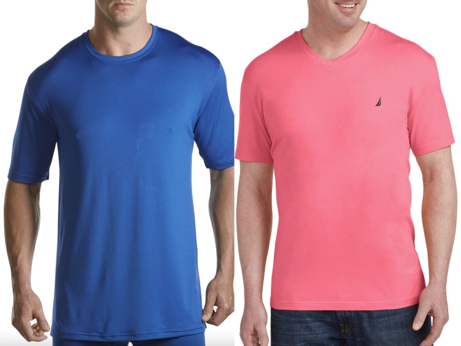 blue and pink mens big and tall shirts