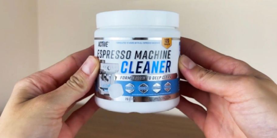 Active Espresso Machine Cleaner 1-Year Supply Just $13.96 Shipped on Amazon