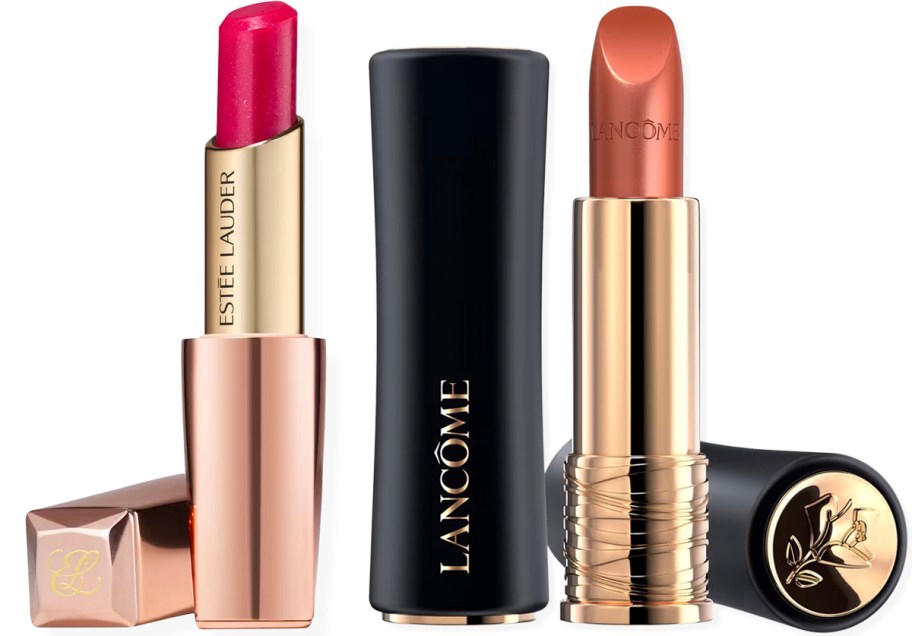 estee lauder and lancome lipsticks 