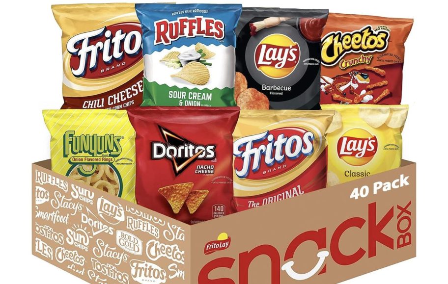 frito lay variety pack chip box