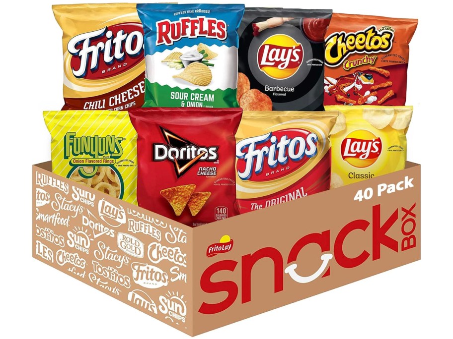 frito lay variety pack chip box