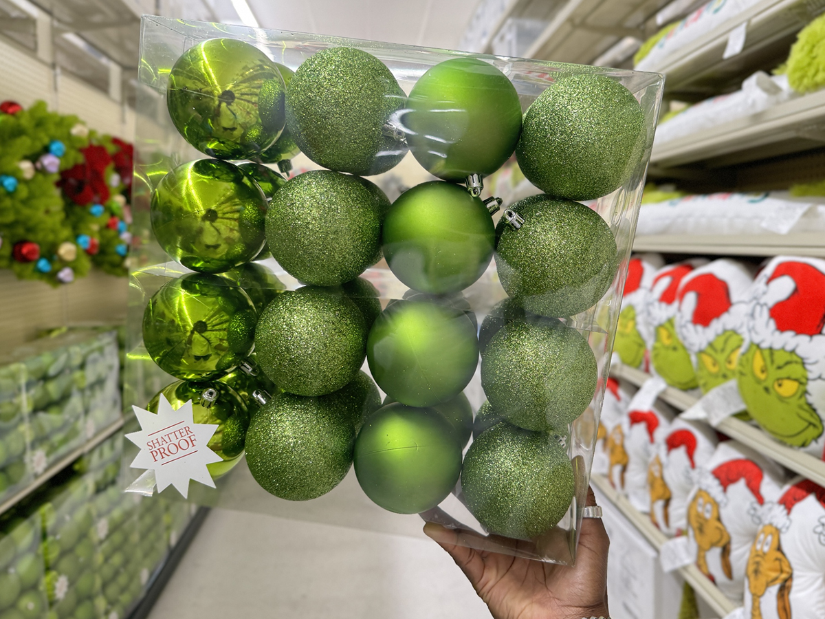 Hobby Lobby Grinch Decor Available Now | Trees, Pillows, Ornaments ...