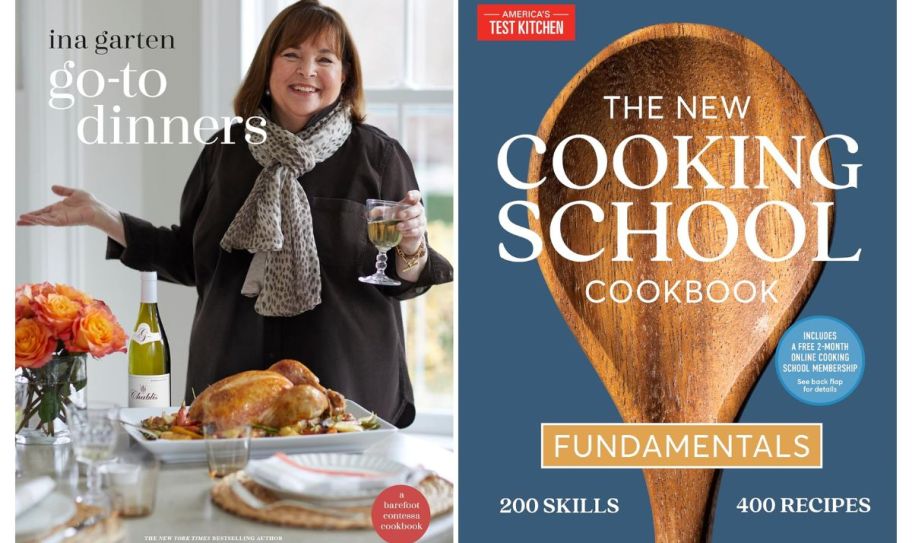 got to dinners and the new cooking school cookbook covers