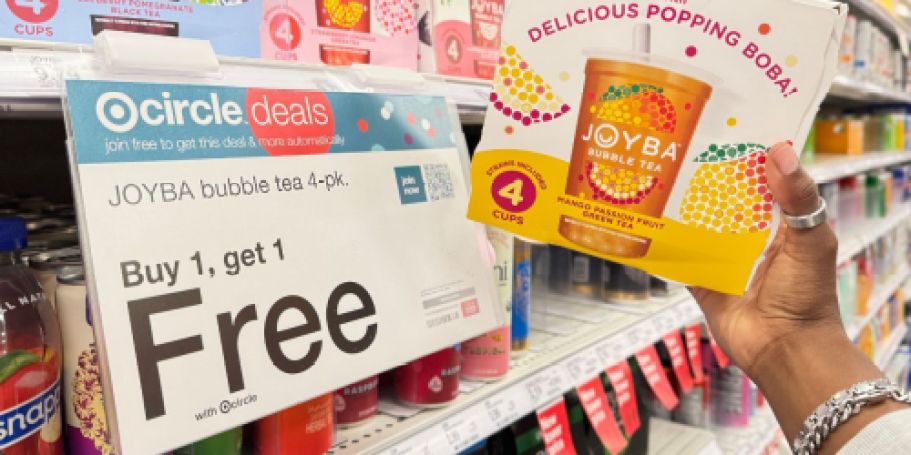 Joyba Bubble Tea 4-Packs on Sale Buy 1, Get 1 Free at Target
