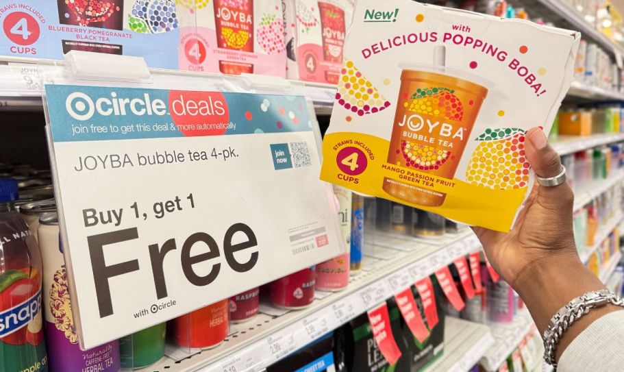 Joyba Bubble Tea 4-Packs on Sale Buy 1, Get 1 Free at Target