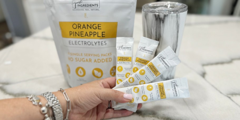 Just Ingredients Electrolyte Packets 20-Count Just $17.49 Shipped (Lina Says These Taste GREAT!)