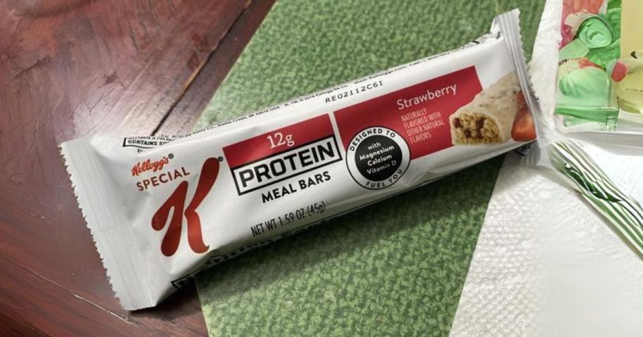 Kellogg's Special K Protein Meal on desk