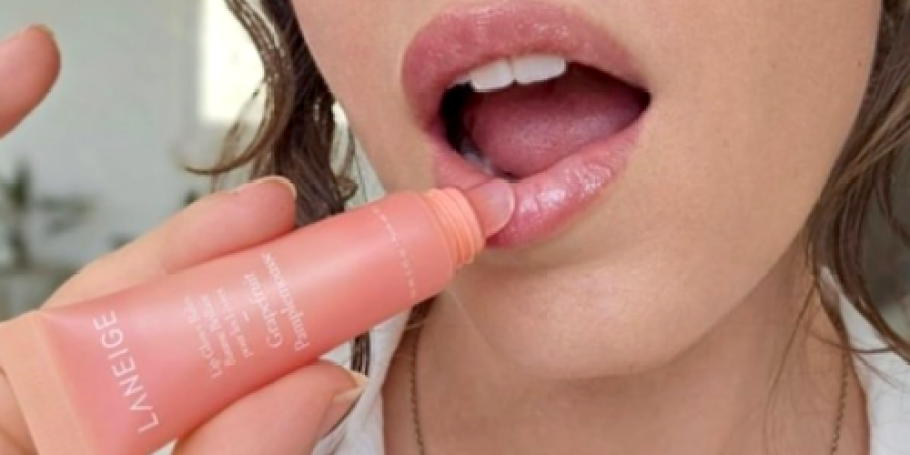 Laneige Skincare Sale for Amazon Prime Members | Highly-Rated Glowy Lip Balm Just $12.64 Shipped
