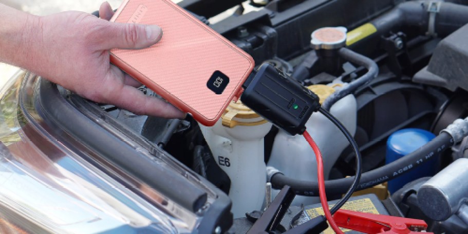 Portable 3-in-1 Jump Starter, Power Bank & Flashlight from $36.99 Shipped (Regularly $79)