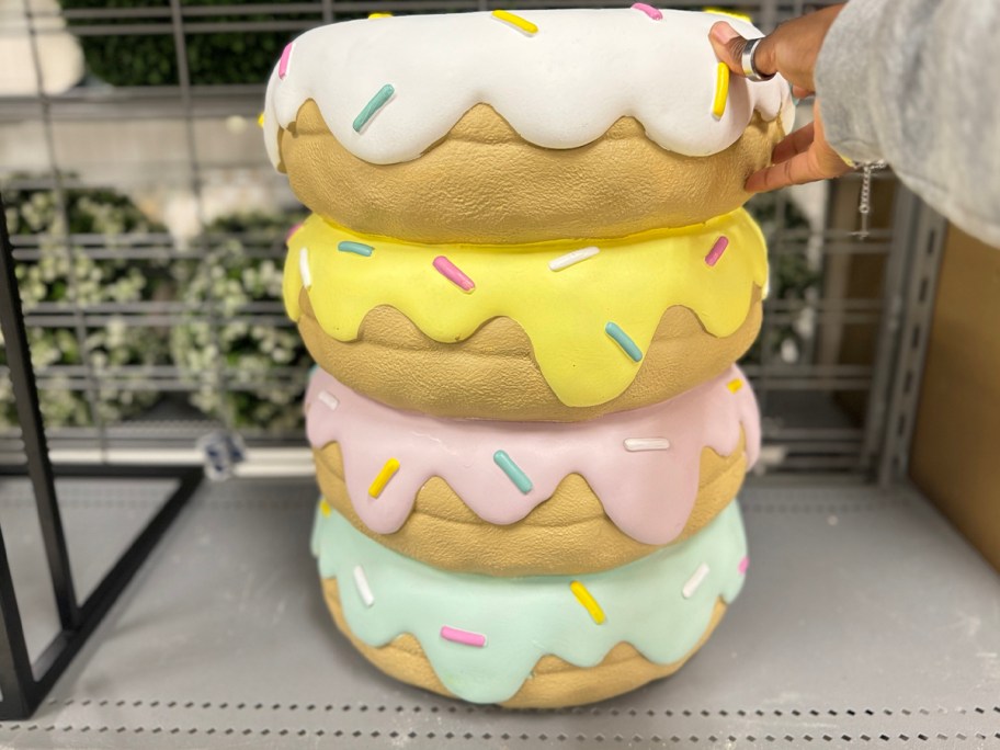 donut food stool in store