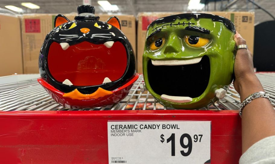 Sam’s Club Halloween Decor Available Now | Candy Bowls, Disney Village Set, Talking Skeletons & More