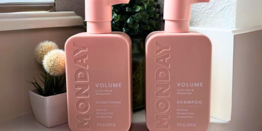 MONDAY Shampoo & Conditioner 2-Packs Just $10.43 Shipped on Amazon