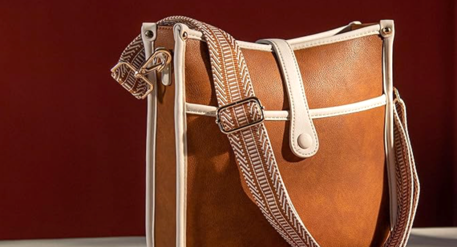 GO! Montana West Vegan Leather Bags ONLY $7.49 on Amazon (Includes 2 Straps!)