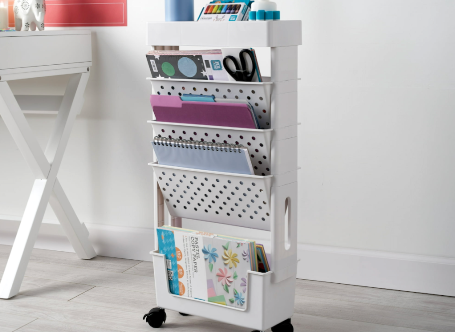 movable storage cart 