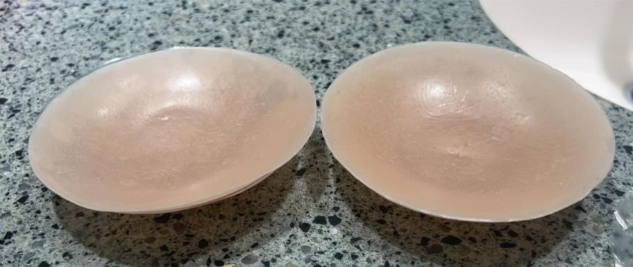 a pair of nippies on a bathroom counter