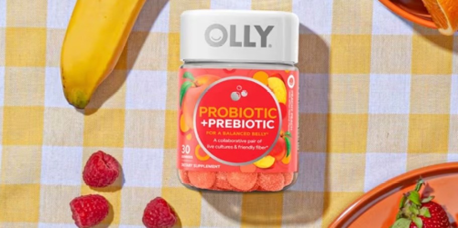 OLLY Probiotic + Prebiotic Gummies 30-Count Only $10 Shipped on Amazon