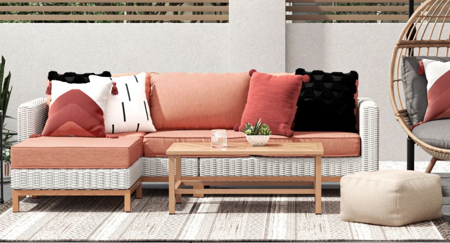 Up to 60% Off Lowe’s Patio Furniture | 4-Piece Wicker Set w/ Table Just $399 Shipped (Reg. $998)