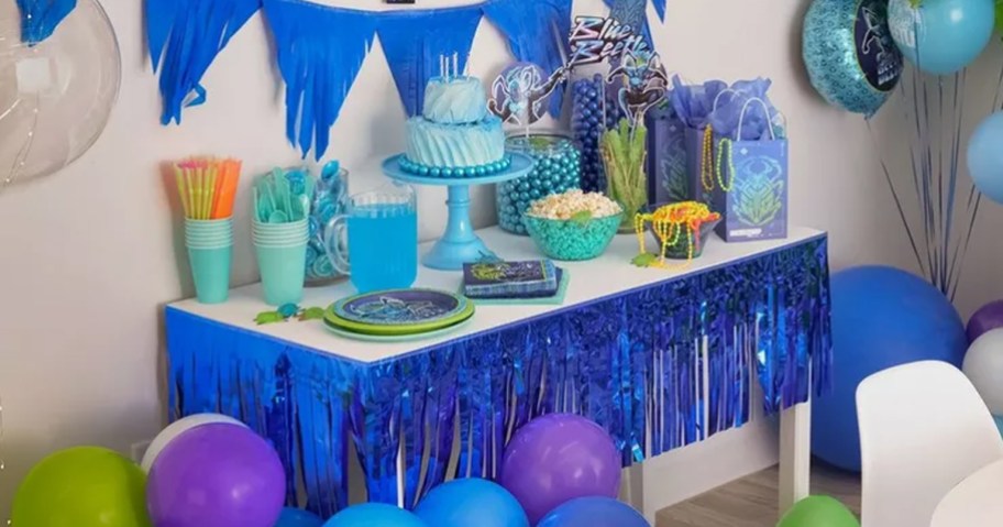 blue beetle party supplies