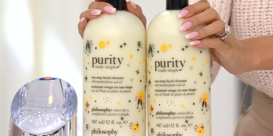 TWO Supersize Philosophy Purity Cleansers Just $39.98 Shipped (Reg. $100) | Over 4K QVC Shoppers Added to Cart!