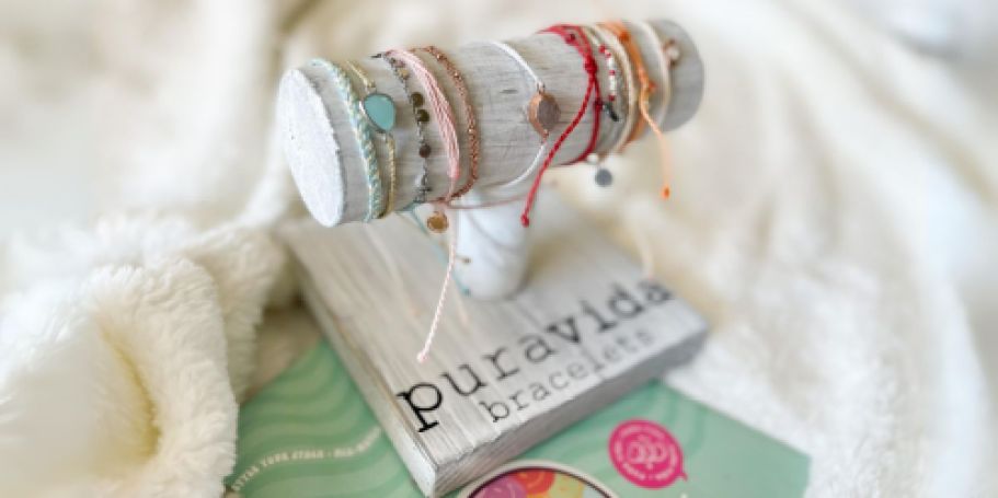 Up to 80% Off Pura Vida Jewelry + FREE Shipping Offer (Stackable Bracelets from $1.40!)