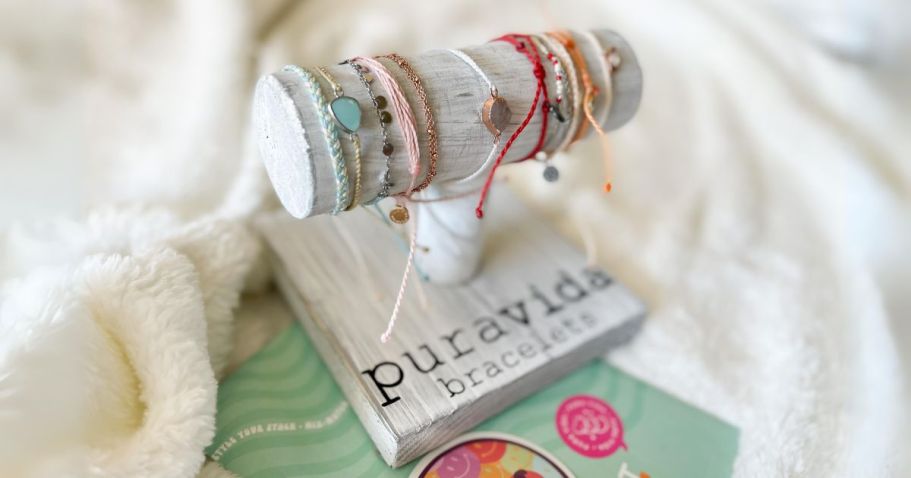 Up to 80% Off Pura Vida Jewelry + FREE Shipping Offer (Stackable Bracelets from $1.40!)