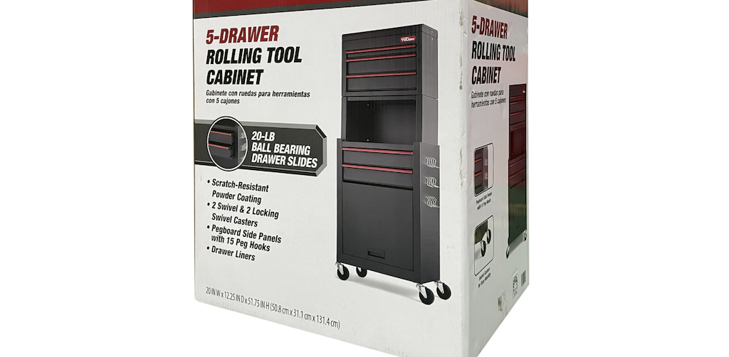 5 drawer rolling tool cabinet 