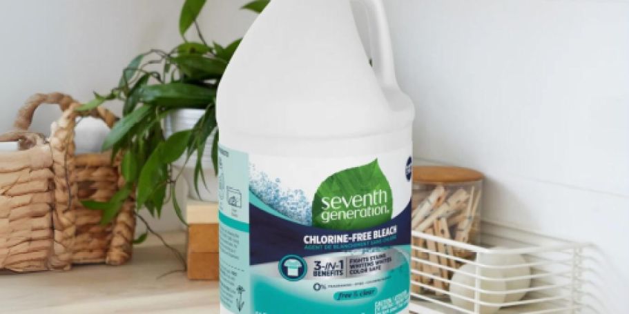 Seventh Generation Chlorine Free Bleach 64oz Only $1.97 After Walmart Cash – Selling Out FAST!
