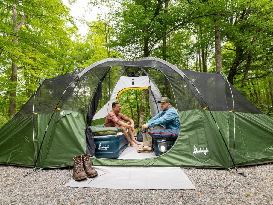 slumberjack-8-person-tent-2 خيمة Slumberjack ذات القبة الهجينة التي تتسع لـ 8 أشخاص يتم شحنها بسعر 59 دولارًا فقط على موقع Walmart.com (سعر قياسي 100 دولار)