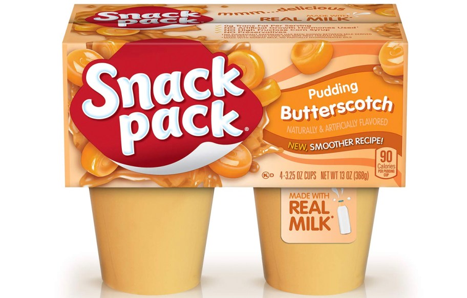 snack pack butterscotch pudding 