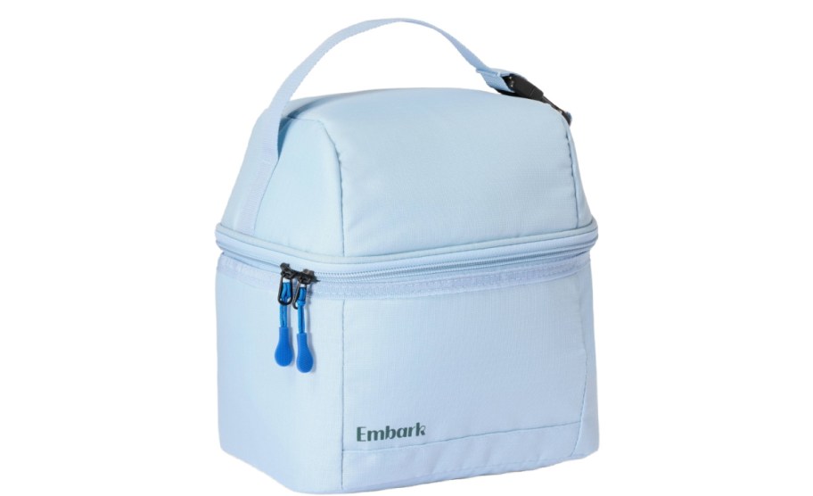 stock image Embark Dual Compartment Classic Molded Lunch Bag in Blue