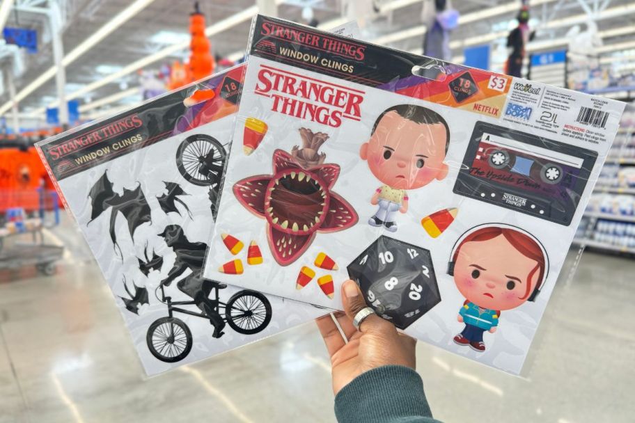 stranger things window clings sets