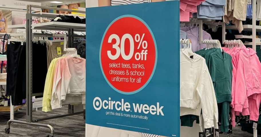 Target Circle Week Sign