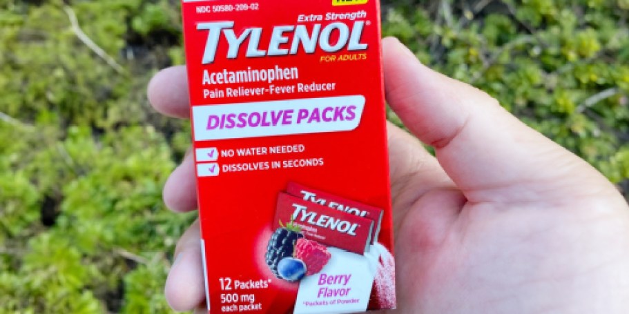 Tylenol Extra Strength Dissolve Packs 12-Count Only $1.65 Shipped on Amazon (Reg. $7)