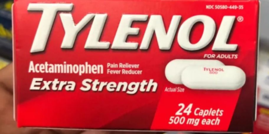Tylenol Extra Strength 24-Count Just $1.55 Shipped on Amazon (Reg. $4)