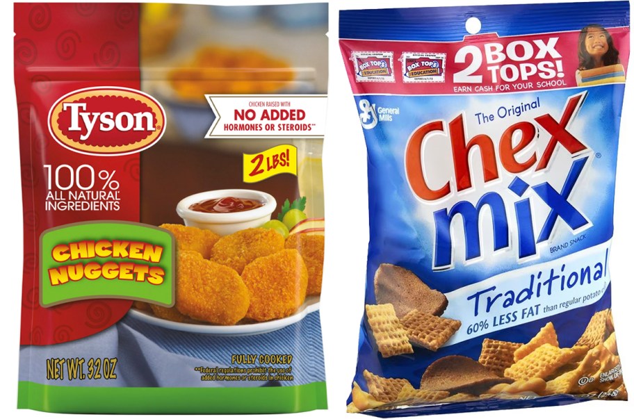 tyson and chex mix stock images