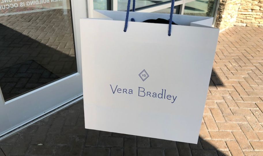 a vera bradley shopping bag