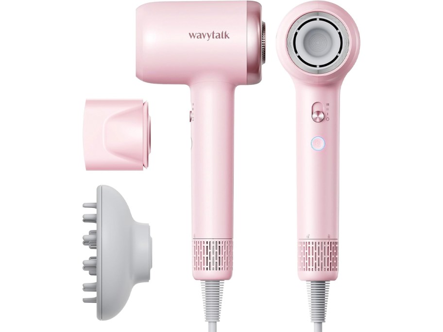 pink wavytalk hair dryer