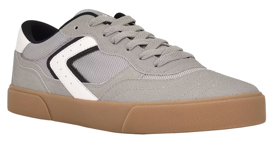 men's Airwalk sneaker in grey with black and white accents