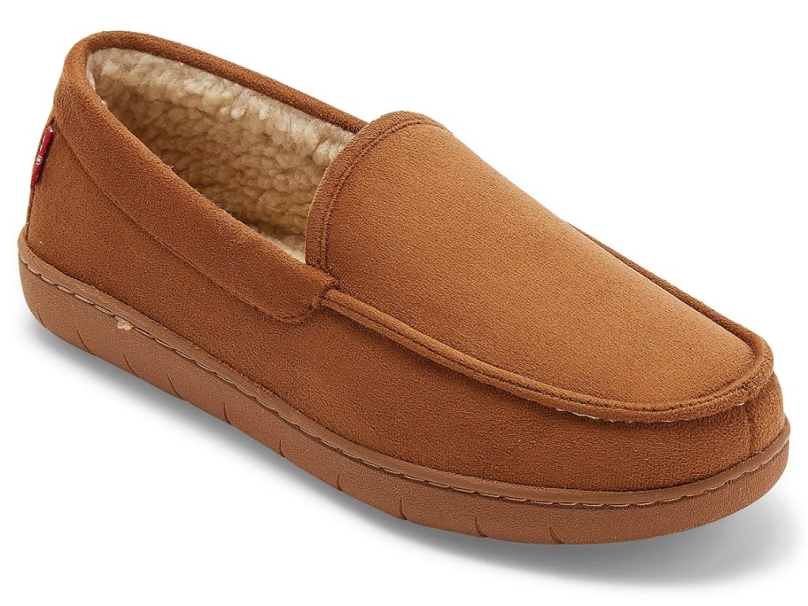 men's brown Moccasin slipper