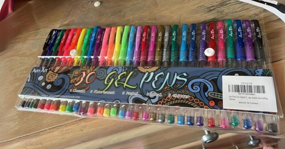 Amazon Gel Pens 30-Pack Only $6.79 Shipped (Reg. $13) | Over 30K 5-Star Reviews!