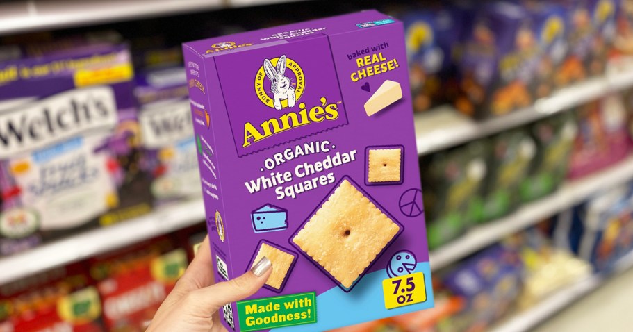 Annie’s Organic White Cheddar Squares Only $2 Shipped for Amazon Prime Members