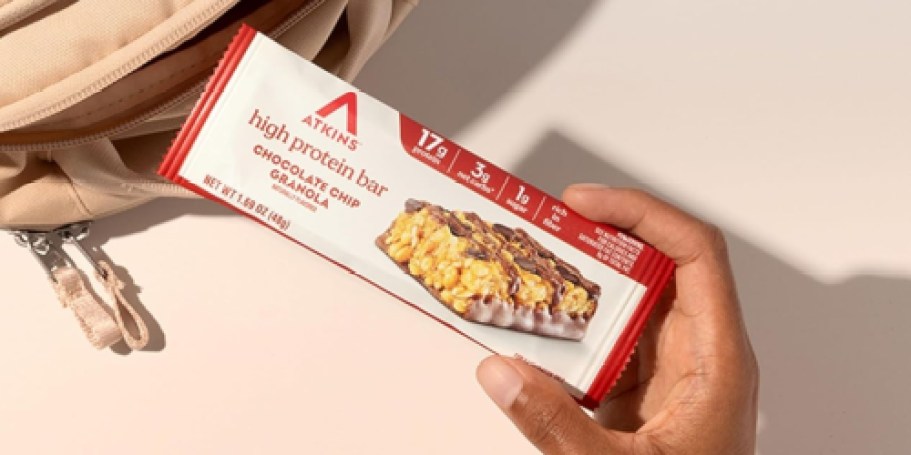 Atkins High Protein Granola Bars 12-Count Just $12.93 Shipped on Amazon