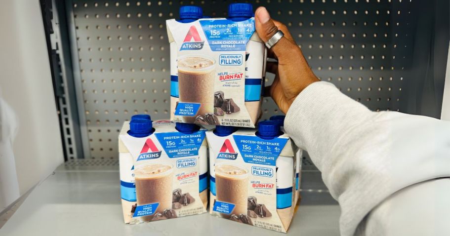 Atkins Protein Shakes 12-Count Only $7.89 on Walmart.com (Reg. $20) | Just 66¢ Per Shake!